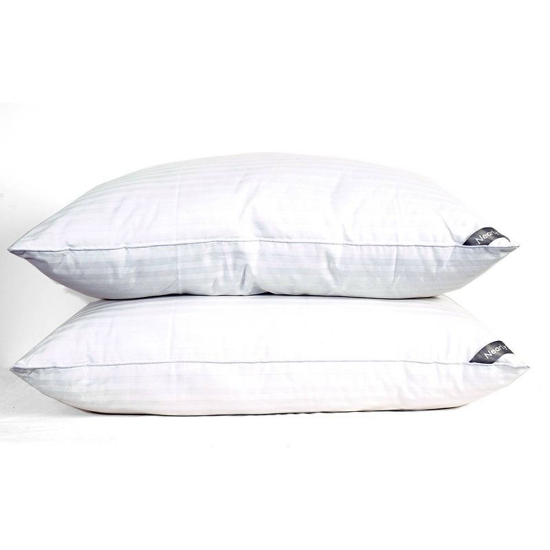 2pk Microgel Cotton Bed Pillow - NearlyDown, 1 of 5