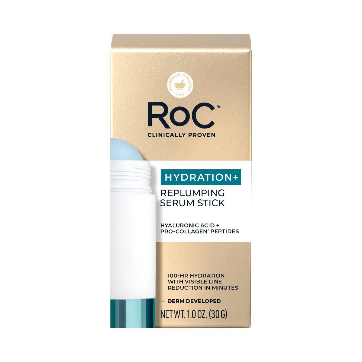 RoC Hydration+ Replumping Serum Stick 1 oz (30 g) product package