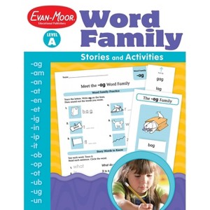 Word Family Stories and Activities, Kindergarten - Grade 2 (Level A), Teacher Resource - (Word Family: Stories & Activities) (Paperback) - 1 of 1