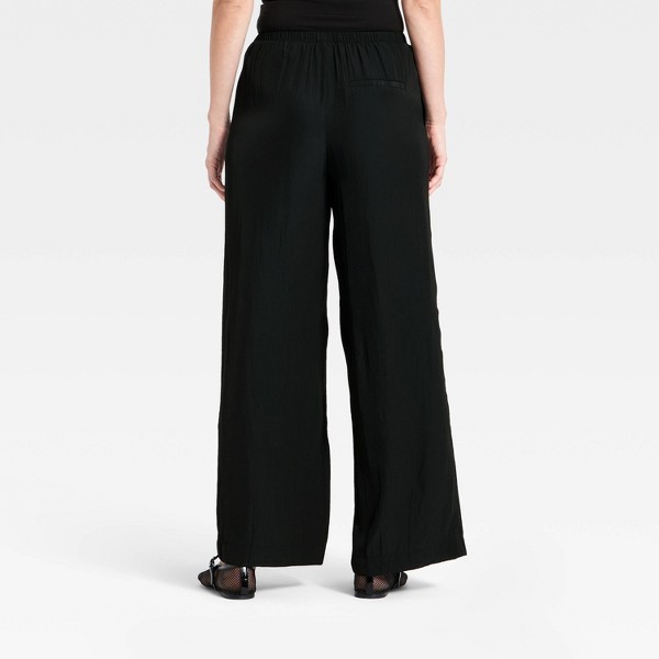 Pantalones de pierna ancha pull-on para mujer - A New Day™ 2