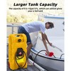 15 Gallon Gas Can with Manual Transfer Pump & 10 FT Hose, Portable Fuel Tank with Wheels & Carry Handle, Leak-Proof Heavy Duty Gas Caddy - 2 of 4