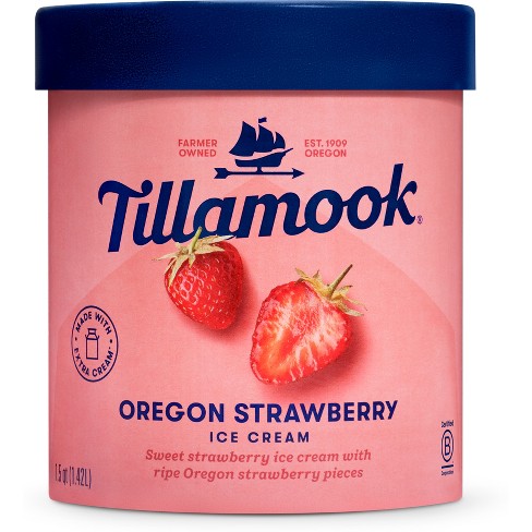 Tillamook Oregon Strawberry Ice Cream - 48oz - image 1 of 4