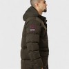 Super Triple Goose Men’s Heavyweight Hooded Puffer Parka Jacket - 2 of 3