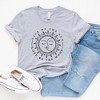 Simply Sage Market Women's Love By The Moon Short Sleeve Graphic Tee - M - Heather Grey - 2 of 2