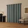Indigo Road by Egypt Sherrod Sarasi Tweed 100% Blackout Grommet Curtain Panel - 2 of 4