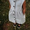 Kids' Organic Sleeveless Dress Engineer Stripe - Jackalo - 2 of 4