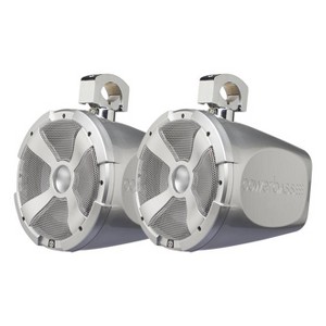 PowerBass XL-POD10LR - 10" Long Range Pod Speaker System with RGB LED - Pair - 1 of 2