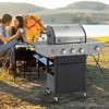 NAYSAYE Grill Racks High Powered BBQ Gas Grill with Even Heat Distribution and Multiple Burners for Outdoor Cooking, Multicolored, 43.3"*17.9"*45.2" - 2 of 4