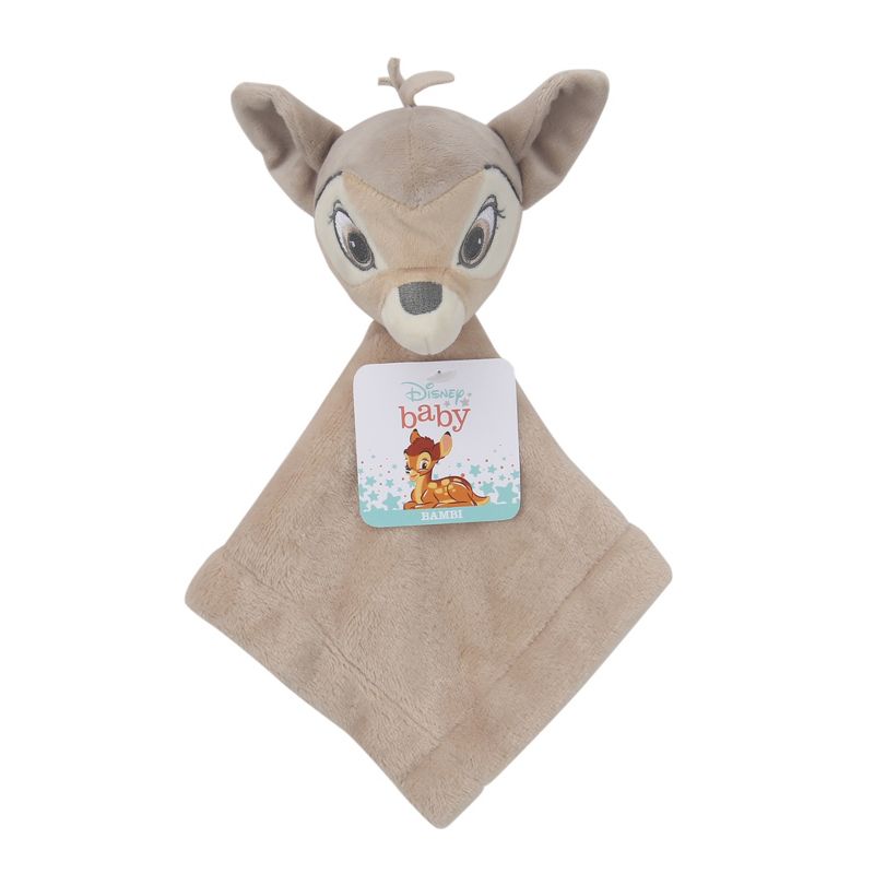 Lambs & Ivy Disney Baby Bambi Deer/Fawn Security Blanket/Lovey - Taupe, 4 of 5