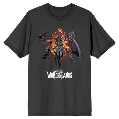 Tiny Tina's Wonderlands Class Trio Men's Charcoal Tshirt
