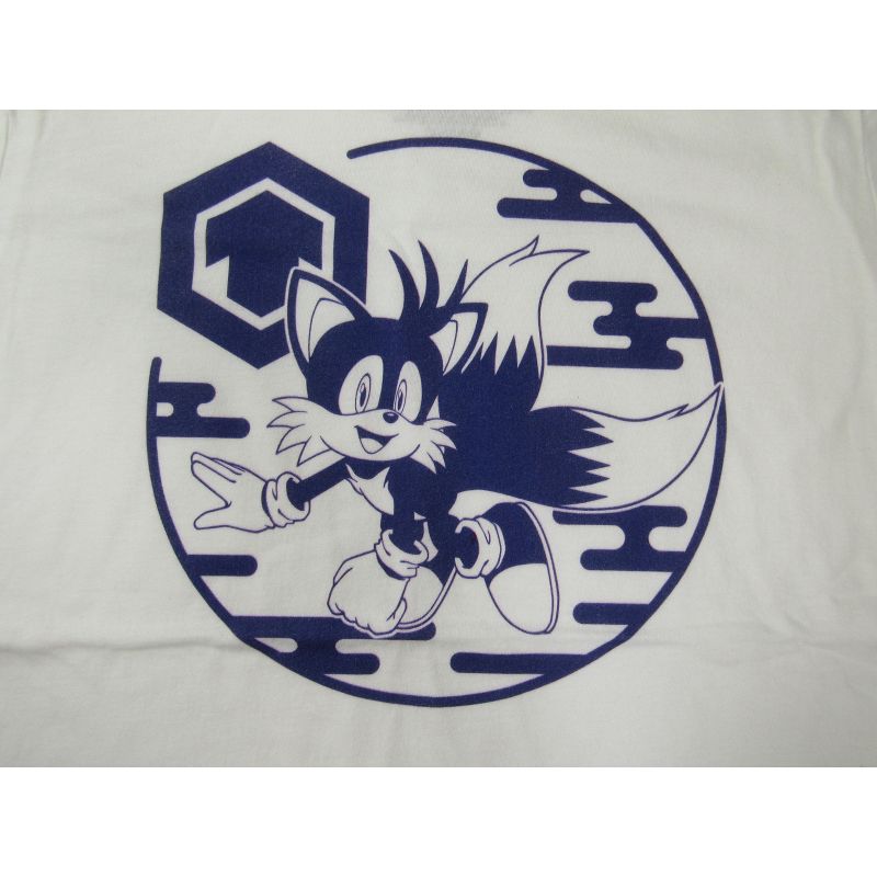 Sonic the Hedgehog Tails Character Mens White Graphic Tee, 2 of 3