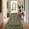 Washable Snake Print Large Living Room Rugs, Animal Print Forest Bedroom Carpet, Soft Non Slip Floor Cover for Kitchen Dining Room - 3 of 4