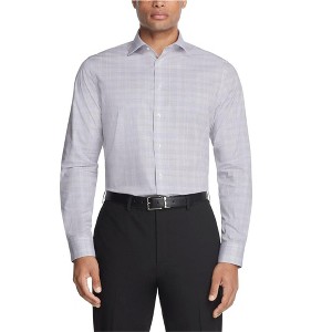 Calvin Klein Mens Checkered Button Down Dress Shirt - 1 of 1