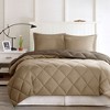 Sapphtopaz 3M Diamond Quilting Reversible Down Alternative Twin Comforter Set, Quilts Twin Size, 2-Piece Sheet Set 1 Comforter, 2 Shams - 3 of 4