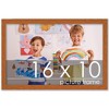 PosterPalooza | Slim Profile Brown Picture Frame - UV Acrylic, Backing Board, Hanging Hardware Included - 2 of 4