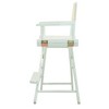 Counter-Height Director's Chair - White Frame - image 3 of 4