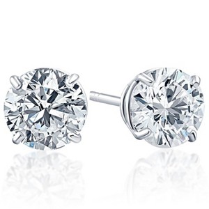 Pompeii3 1/4ct Diamond Studs 14K White Gold Promo - 1 of 4
