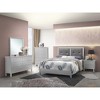 Passion Furniture Primo Upholstered Queen Panel Bed - 3 of 4