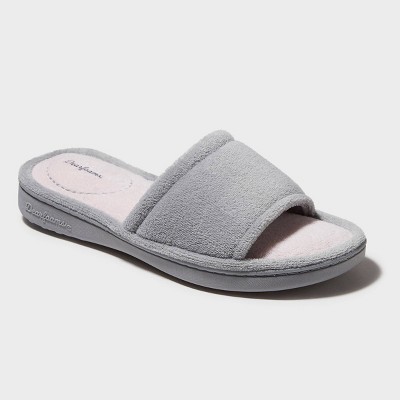 women's dearfoam open toe slippers