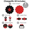 Big Dot of Happiness Red Carpet Hollywood - Movie Night Party Paper Charger and Table Decorations - Chargerific Kit - Place Setting for 8 - 3 of 4