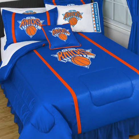 Nba Twin Comforter Set Basketball Bedding New York Knicks Target