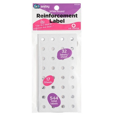 White Reinforcement Labels, Hobby Lobby