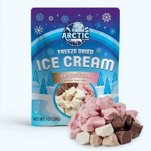 Arctic Farms Freeze Dried Ice Cream That Does Not Melt (Bits) (Neapolitan) - 1 of 4