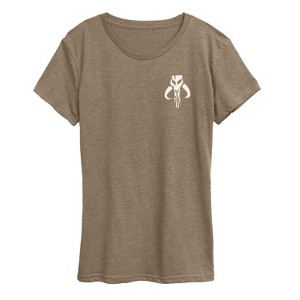 Women's - The Mandalorian - Mando Icon Short Sleeve Graphic T-Shirt - 1 of 3