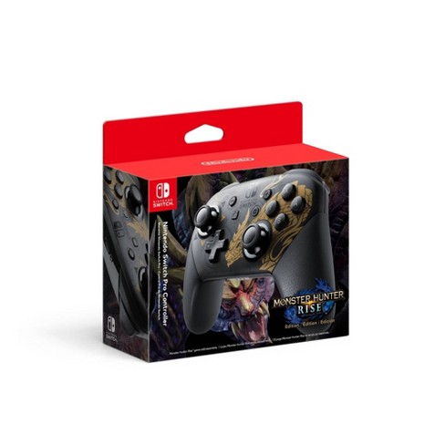 Nintendo Switch Pro Controller Monster Hunter Rise Edition Target