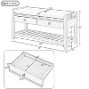 NicBex Modern 39" Storage Bench with 2 Drawers and Bottom Shelf for Entryway and Living Room - 2 of 4