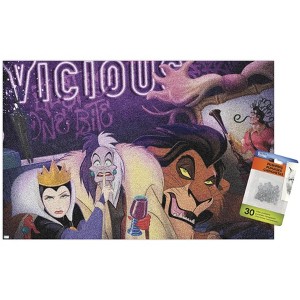 Trends International Disney Villains - Vicious Unframed Wall Poster Prints - 1 of 4