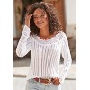 LASCANA Women's Crochet Detail Sweater Solid - image 2 of 4