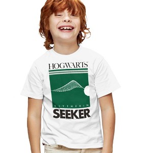 Boys' Harry Potter Hogwarts Slytherin Seeker T-Shirt - 1 of 4