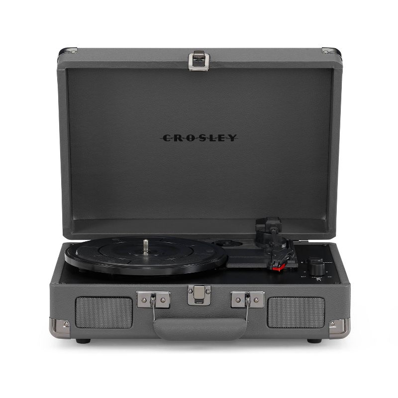 Crosley Cruiser Plus Bluetooth Vinyl Record Player - Slate, 1 of 15