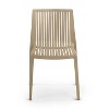 WRGHOME Ravenna Modern Outdoor/Indoor Plastic Resin Stacking Patio Dining Chairs  (Set of 2) - 3 of 4