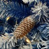 Pre-lit Xmas Tree Artificial Christmas 4-Piece Set,Garland, Wreath and Set of 2 Entrance Trees X-mas with LED Lights, Christmas Tree - 3 of 4