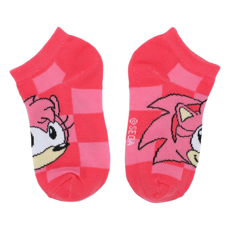 Youth Sonic the Hedgehog Ankle Socks 6-Pack - Speedy Style for Kids, 3 of 7