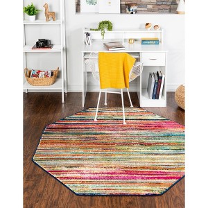Unique Loom Azalea Collection Area Rug - Kehr (' " x ' "  ) - 1 of 4