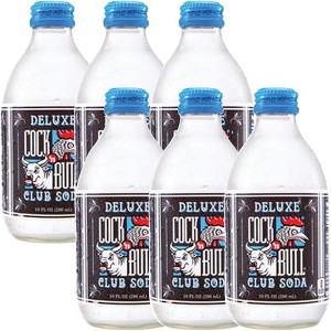 Cock n Bull Club Soda 10oz Soda Bottles - Ideal Mixer for Cocktails, Mocktails, and Bartenders - Premium Quality for Perfect Mixed Drinks - Refreshing Flavor Profile- Made In USA - 1 of 1