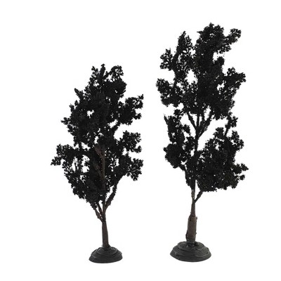 Department 56 Accessory 9.0 Inch Foreboding Crowns Trees Halloween Snow Village Village Accessories