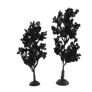 Department 56 Accessory 9.0 Inch Foreboding Crowns Trees Halloween Snow Village Village Accessories - 1 of 3