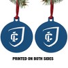 Ithaca College Primary Logo Aluminum Holiday Christmas Tree Ornament - 2 of 4