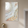 Art Remedy White Gold Boho Neutral Abstract Wall Art Unframed - 2 of 4