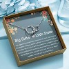 Interlocking Sister Necklace - Sterling Silver Circle Pendant Gift for Sisters (Best Friend, Birthday) - 2 of 4