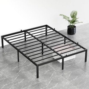 Jojoka Bed Frame No Box Spring Needed,Low Profile Metal Platform Bed Frame Support Mattress Foundation - 1 of 4