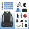 Basketball Backpack, Lightweight Basketball Bag with Ball Holder & Shoes Compartment, - 3 of 4