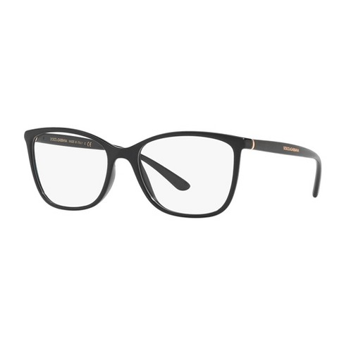Dolce & Gabbana Dg 5026 501 Womens Rectangle Eyeglasses Black 54mm : Target