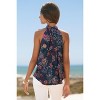 Women's Floral High Neck Top - LASCANA - 3 of 4