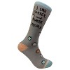 Crazy Dog T-Shirts Womens I Like Coffee And Maybe 3 People Socks Funny Sarcastic Novelty Footwear - 2 of 4