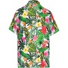 HAPPY BAY Men's Hawaiian Shirts Short Sleeve Button Down Shirt Floral Shirt Men Vacation Tropical Beach Summer Shirts for Men Funny - 2 of 4